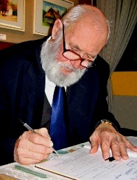 Németh Pál a nagykanizsai tárlaton 2009.jan.8.